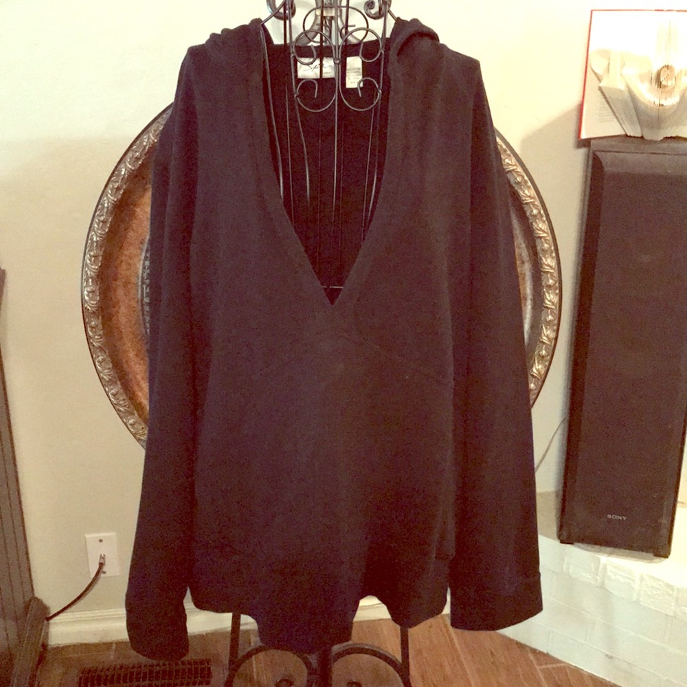 Spa by Chico’s black pullover hoodie